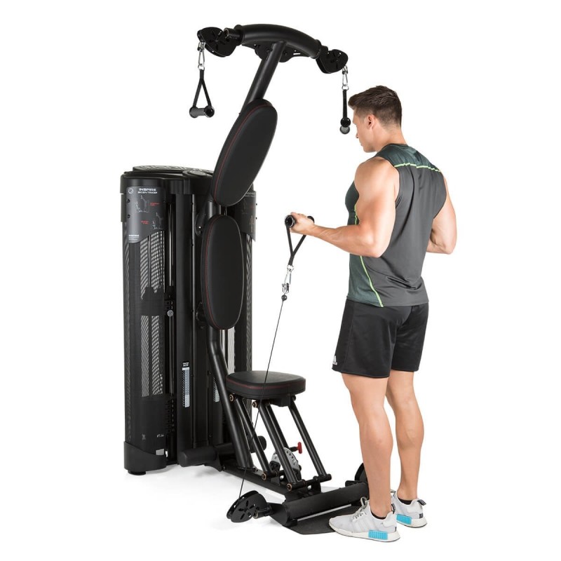 QWORK Barre Tirage Musculation – Barre Droite Rotative Pour Triceps & Biceps, Accessoire Fitness Pour Câble Gym (40,5 Cm)