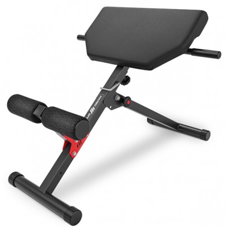 Banc D'hyperextension Pliable - Pour Dos, Abdominaux, Fessiers - Charge Max 113 Kg - Neuf