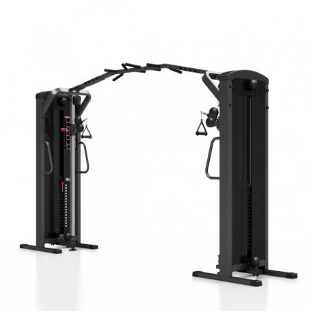 Station d'entraînement poulie vis à vis.