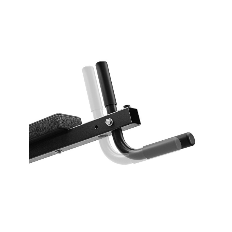 Barre à Abdominaux Fixée Sur Porte - Avec Support Mousse Pour Jambes - Réglable - Noir - Gorilla Sports