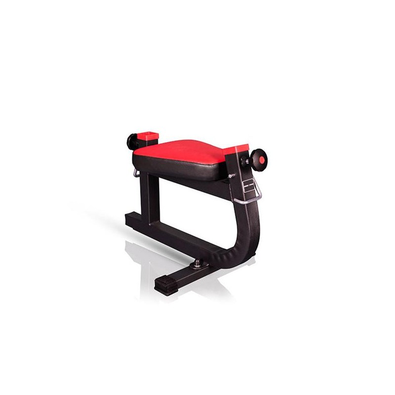 Option banc de musculation pour exercices à la poulie haute et basse.