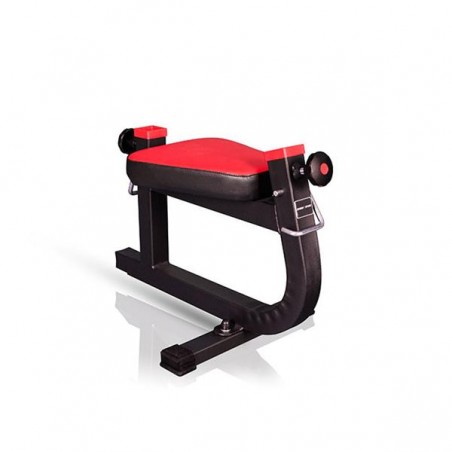 Option banc de musculation pour exercices à la poulie haute et basse.