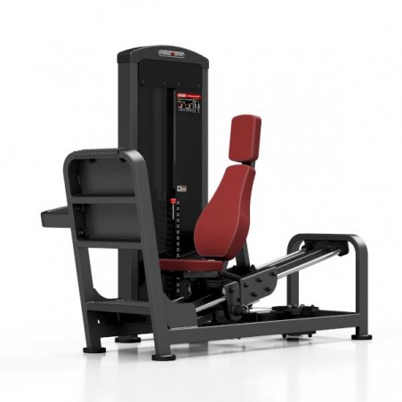Station leg press horizontale avec colonne de poids de 160 kg pour training homegym.