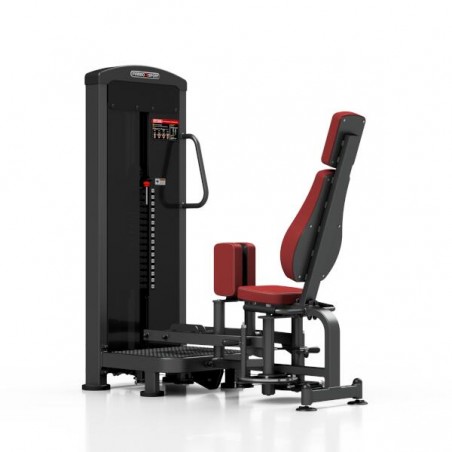 Station musculation pour adducteurs et abducteurs avec colonne poids.