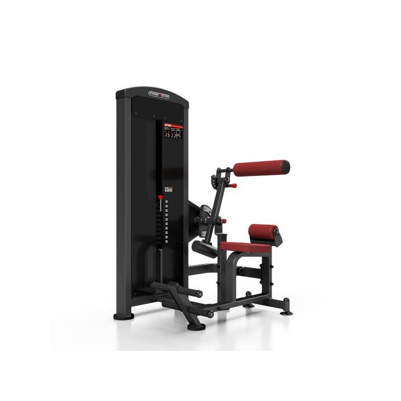 Appareil de musculation professionnel pour abdominaux et dorsaux.