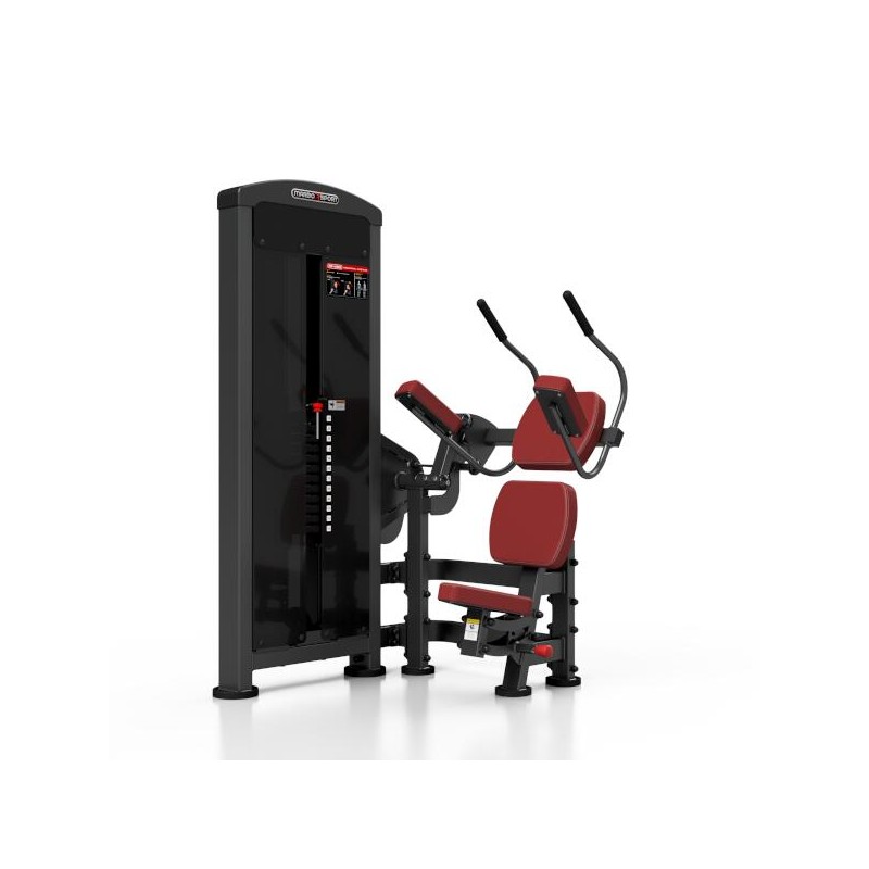 Station de musculation polyvalente pour entraînement des abdominaux.