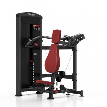 Station de musculation training des muscles supérieurs en salle de sport ou homegym.
