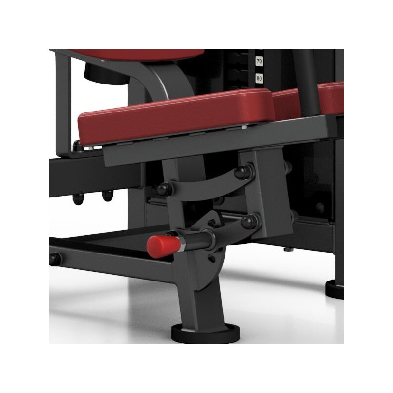 Station poste allongé de musculation pour les muscles ischios jambiers