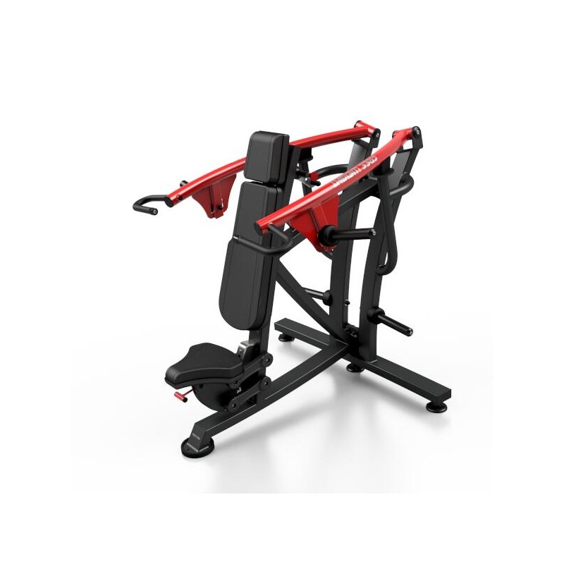 Station de musculation presse épaules pour entraînement complet haut du corps.