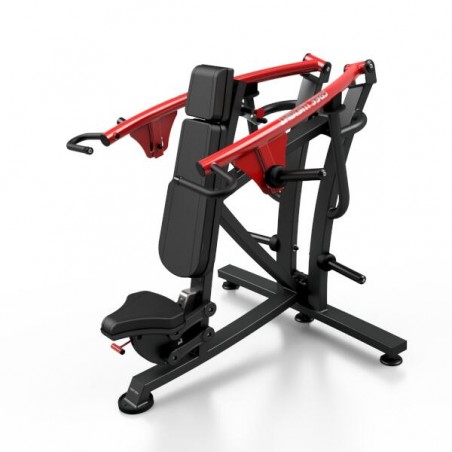 Station de musculation presse épaules pour entraînement complet haut du corps.