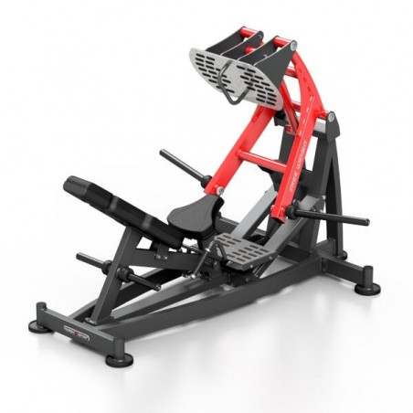 Station leg press pour training muscles inférieurs en salle de sport professionnelle.