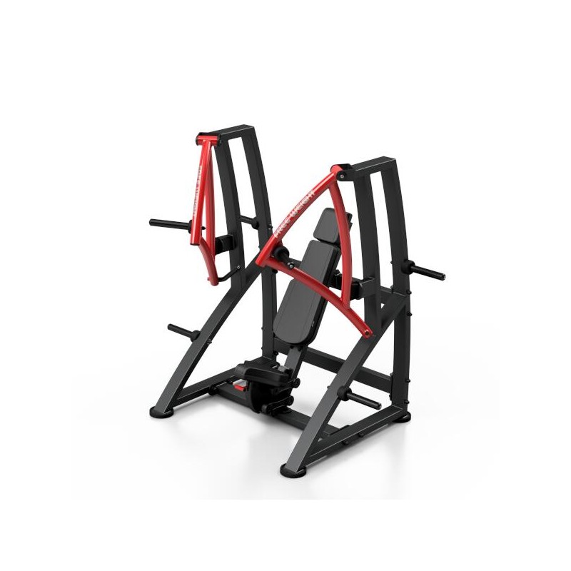 Chest press déclinée de musculation pour training complet des pectoraux.