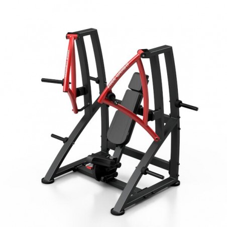 Chest press déclinée de musculation pour training complet des pectoraux.