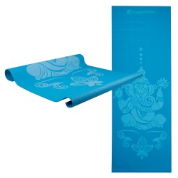 Tapis de sol en PVC bleu avec motif Bhuda