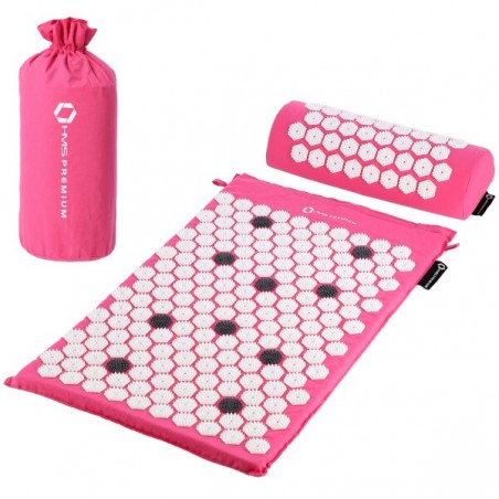 Ensemble d'équipements de massage avec tapis et coussin