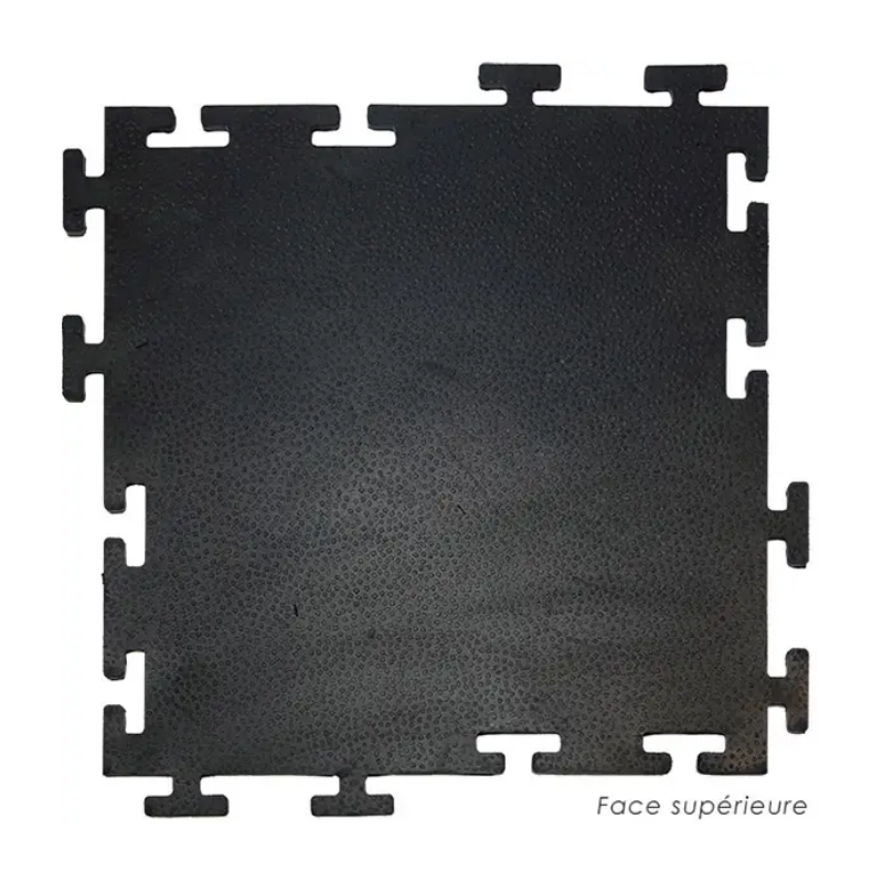 Plaque de sol puzzle en caoutchouc 61 x 61 cm