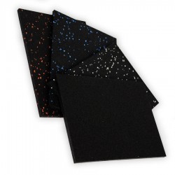 Rouleau de sol sportif caoutchouc moucheté 12.5 m²