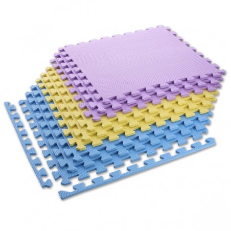 Pack de dalles de sol puzzle pour enfants