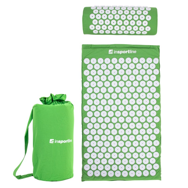 Tapis de réflexologie avec coussin et sac de transport