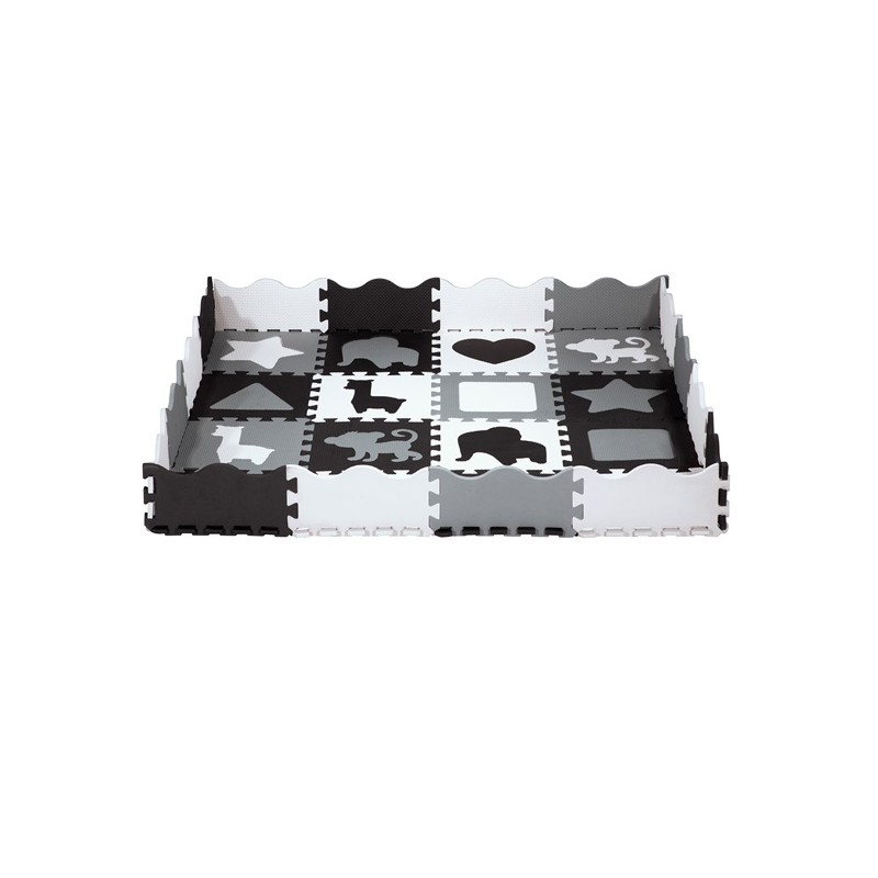 espace de jeux pour enfants avec 36 dalles puzzles