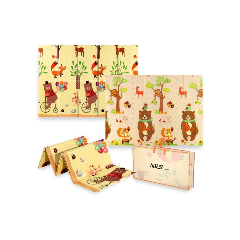 Tapis de jeu pour enfants sur la forêt