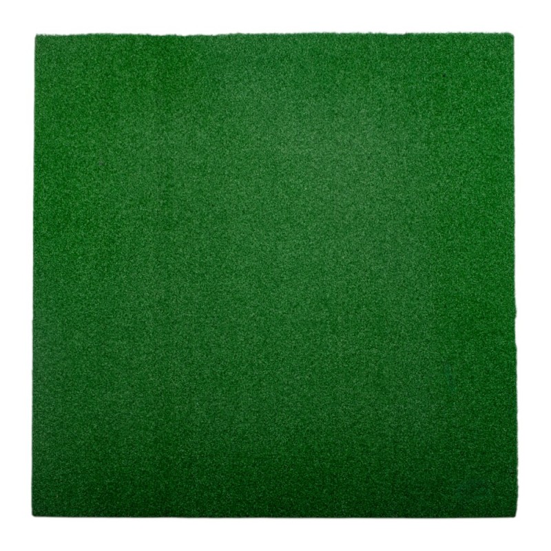 Dalles de sol en gazon synthétique pour espace de musculation et cross-training - 100 x 100 x 2 cm